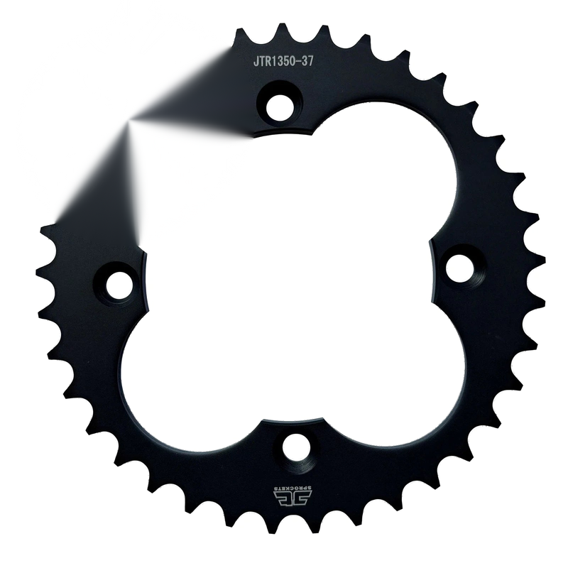 Honda TRX300EX / TRX300X Sportrax 37-Tooth Rear Steel Sprocket