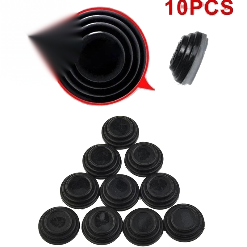 10 x Car Door Shock-absorbing And Silent Gasket Shock-proof Pads Gasket