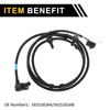 Dodge Ram 1500 ABS Wheel Speed Sensor  Front Left/Right (2000 - 2001)