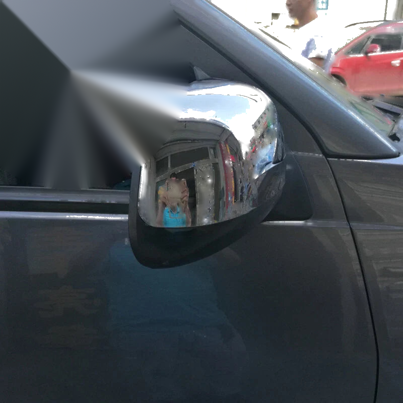 Mitsubishi Outlander Chrome Rearview Mirror Cover Trim (2007-2012)