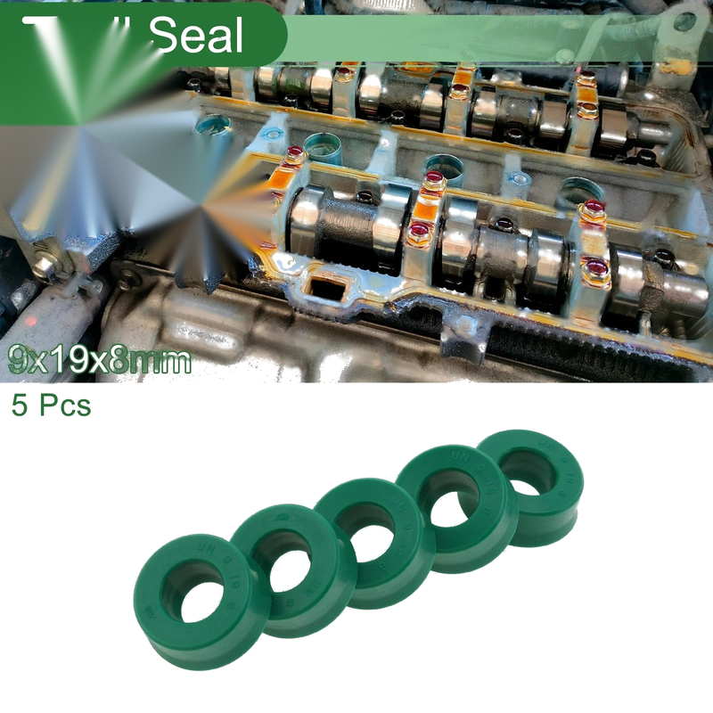 Oil Seal / 9x19x8mm / Seal Ring Rotary Shaft Seal TPU (5 Pcs)