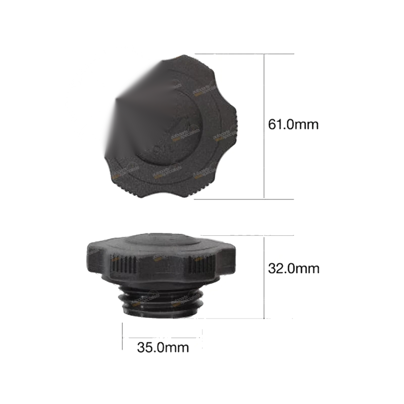 Mazda E1800 4cyl 1.8L Engine Oil Filler Cap (1982-2006)