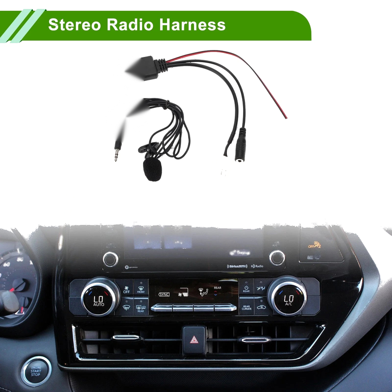 Honda GL1800 with Microphone Handsfree Stereo Radio Harness