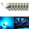 Cars 10x BA9S T4W T11 LED CanBus Interior Dome Light Bulbs