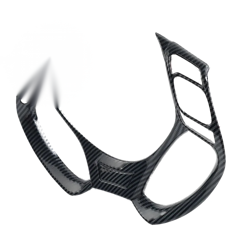 Toyota CHR Carbon Steering Wheel Button Panel Cover Trim (2016-2023)