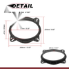 Toyota Tundra (2007-2021) - 2 Pcs Speaker Spacer Ring Adaptor 6"x9"