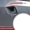 BMW 328i Silver Tone Bumper Headlight Washer Nozzle Cover Cap