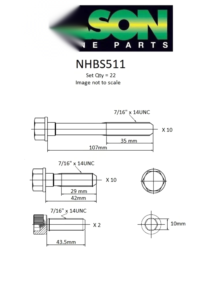 Head Gaskets + Head Bolts / 2 x / Holden Commodore VB–VL