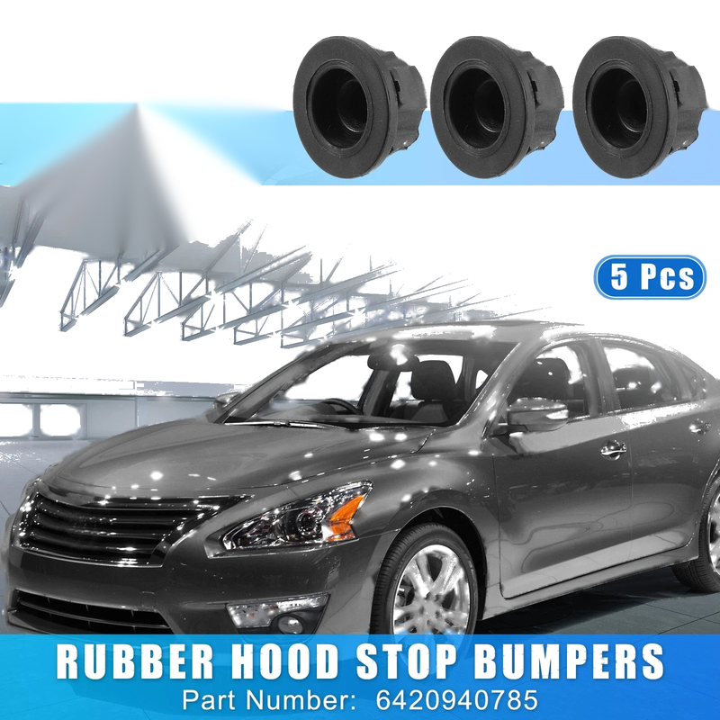 Mercedes-Benz 5 Pcs Rubber Hood Cushion Bumper ( Specified)