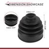 Honda Ridgeline Inner CV Joint Boot Kit w/ Clamps (2008-2014)