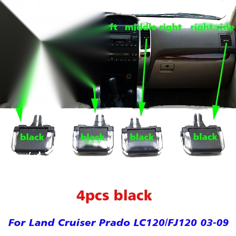 Land Cruiser Prado LC120 / FJ120 AC Vent Outlet Tab Clip (2003–2009)