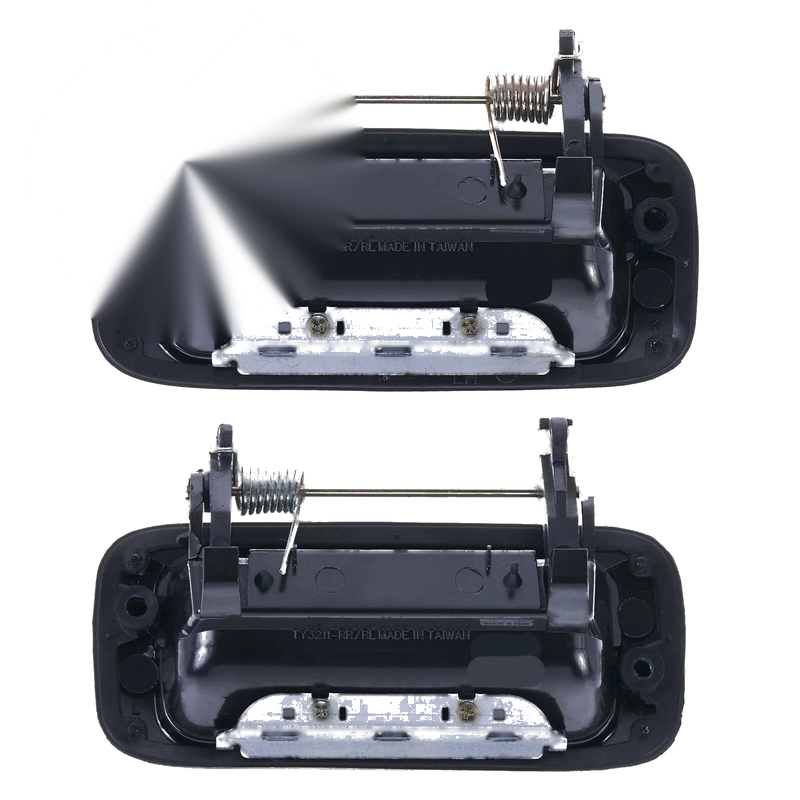 Toyota LC J80 4pc Front/Rear Left & Right Outer Door Black (1990–1998)