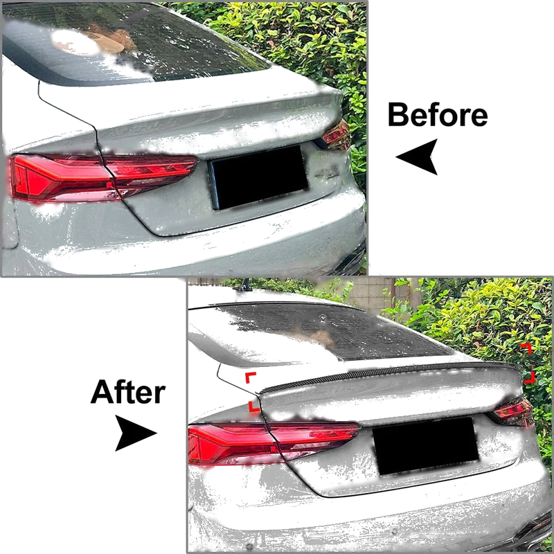 Audi A5 Sportback Glossy Black Rear Trunk Spoiler Wing (2017-2024)