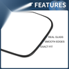 Volvo 850 S40 S70 S90 V40 V70 Left White Mirror Glass w/ Back Heated (1993-2000)