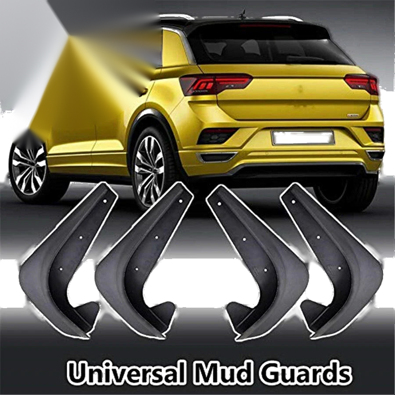 Universal Cars 4Pcs EVA Plastic Mudflap Splash Guards (No Year Specified)