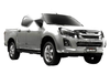 Isuzu D-Max 2012-2019 Chrome Side Vent Indicator Door Cover Trim
