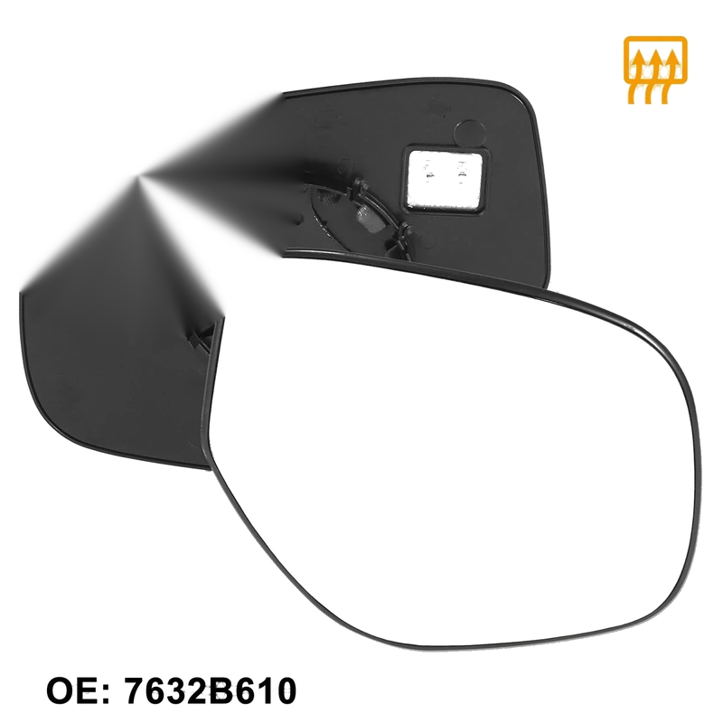 Mitsubishi Outlander Right Side Heated Mirror Glass (2003-2023)