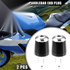 Honda 2 x Handlebar End Plug Cap 7/8" 22mm