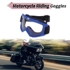 1 Pc Motorcycle Riding Goggles Clear Lens Blue Frame PC Cycling Sunglasses