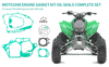 Honda TRX 450R Complete Full Engine Gasket Set (2004-2005)