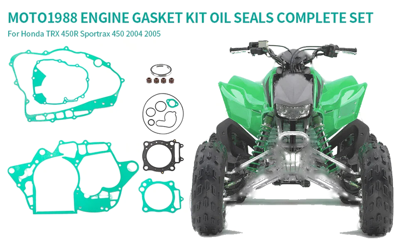 Honda TRX 450R Complete Full Engine Gasket Set (2004-2005)