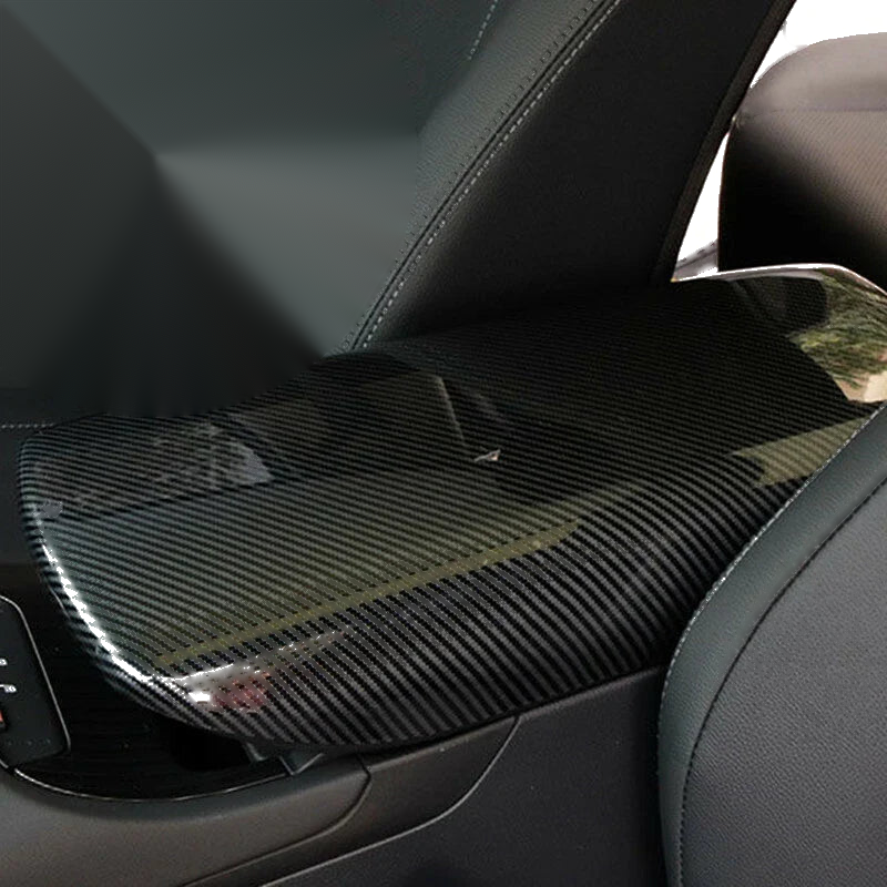 Toyota Venza Carbon Fiber Console Armrest Box Cover Trim (2021–2022)