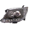 Toyota Hilux 2 x LED Black Projector Headlights (2005–2011)