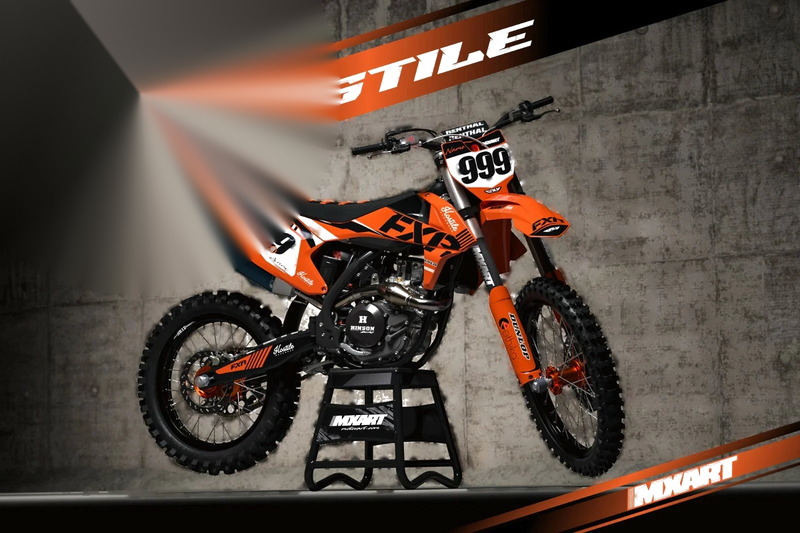 KTM SXF 250 450 Graphics Decals Stickers (2007-2010)