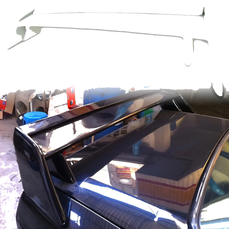 Mercedes Benz W201 190 190E Black Boot Spoiler (1982-1993)