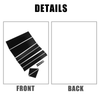 Dodge Grand Caravan Black 10 Pcs Door Cover Panel Pillar Posts Stickers