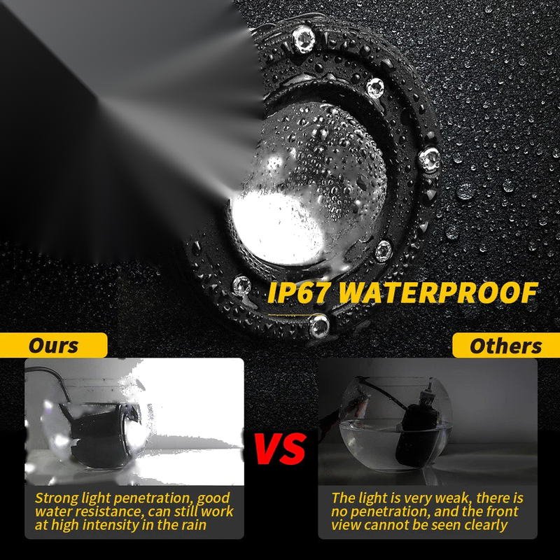 Car SUV Off Road 3" 8D Lens LED Work Lights