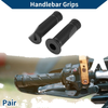 7/8" 22mm Hand Grip Covers Motorcycle Rubber Black