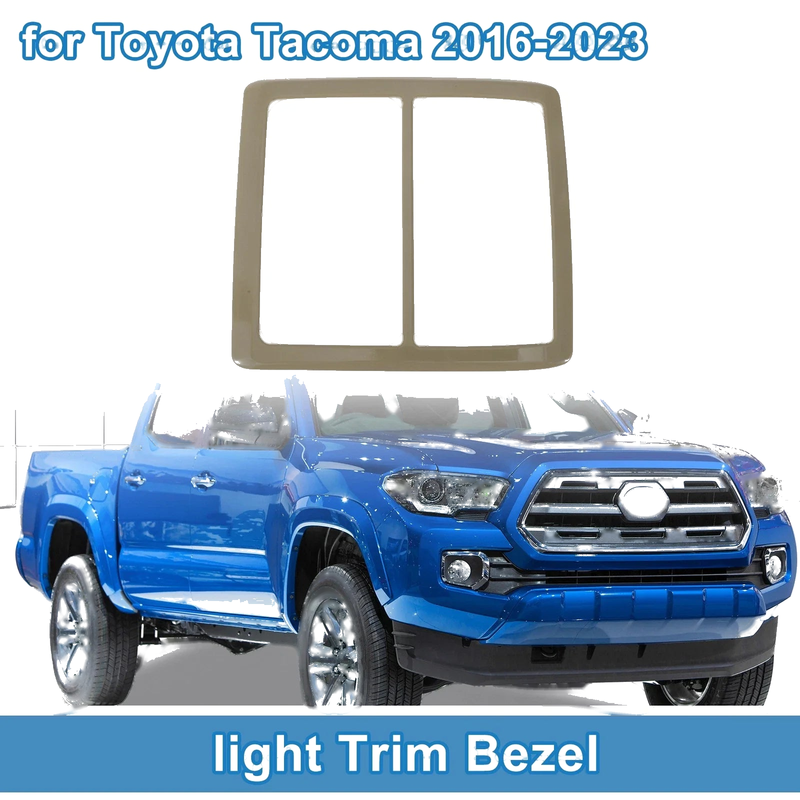 Toyota Tacoma Front Row Headlight Trim Bezel Light Brown (2016–2023)