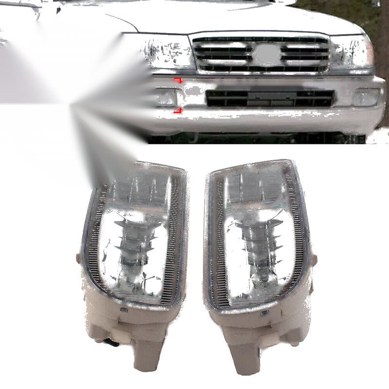 Toyota Land Cruiser Fog Light Headlight Lamp with Bulb (1999-2006)