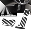 Toyota Silver Tone Anti Slip Brake and Gas Accelerator Foot Pedal Pads