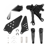 KAWASAKI ZX10R 2006-2010 Black Front Footrest Footpeg Bracket
