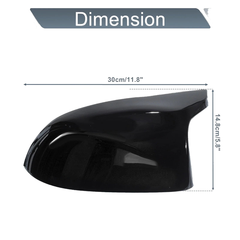 BMW X5 F15 X6 F16 X3 F25 LCI X4 F26 Door Mirror Cover Caps Gloss Black