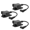 Mercury MerCruiser 4Pin 3Pcs Outboard Ignition Coil CDM Module