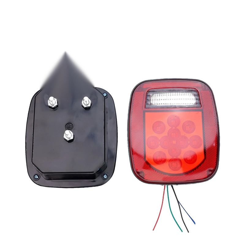 Jeep Wrangler Tail Light 39-LED Brake License Plate Lamp