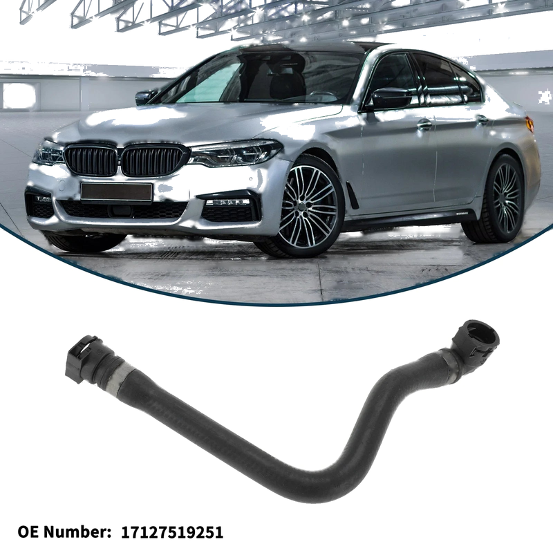 BMW 545i Radiator Hose Coolant Pipe 4.4L (2004-2005)