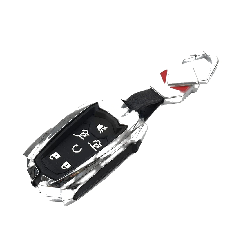 GMC Yukon, Chevy Tahoe, Suburban, Silverado Remote Key Fob Shell Case Cover