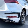 VW Golf 7.5 1 Pair Black Rear Bumper Fog Light Covers (2016-2019)