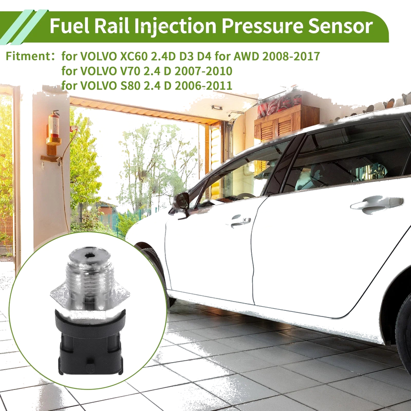Volvo XC60 2.4D D3 D4 AWD Fuel Injection Pressure Sensor (2008-2017)