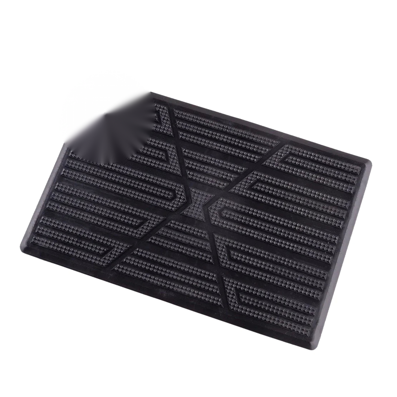 Vehicle Universal Black PVC Car Floor Mat Pedal Patch Cover