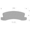 Toyota Corolla AE112R Rear Disc Brake Pad Set (1998–2001)