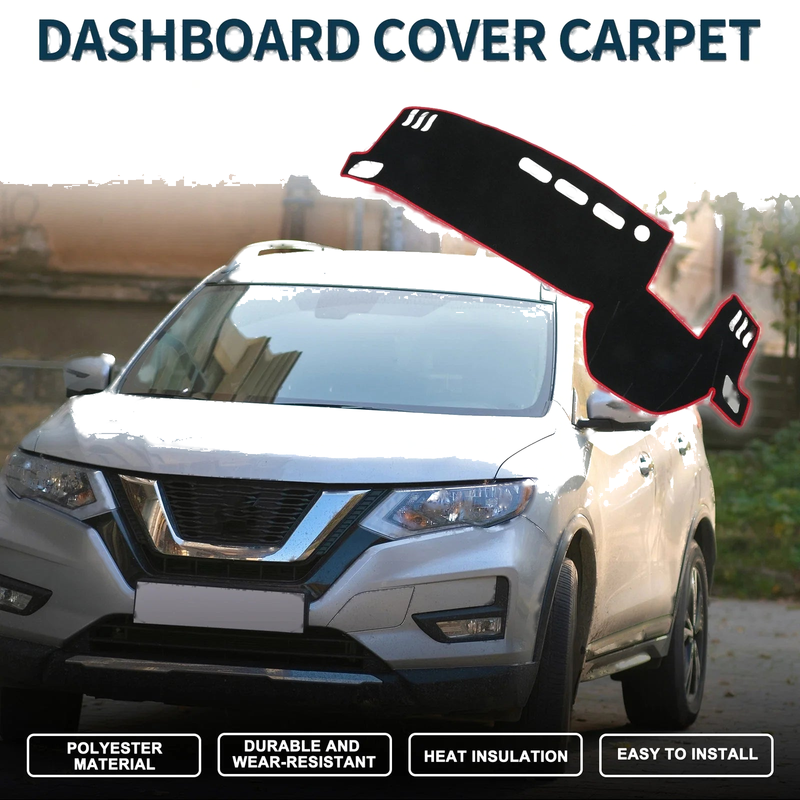 Nissan X-Trail T33 (2022-2024) Black Red 1 Set Dashboard Cover Mat