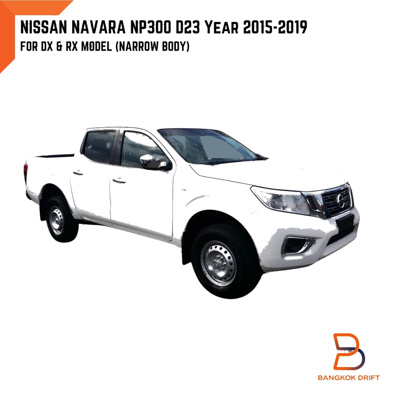 Nissan Navara NP300 D23 DX RX White Fender Flares (2015-2019)
