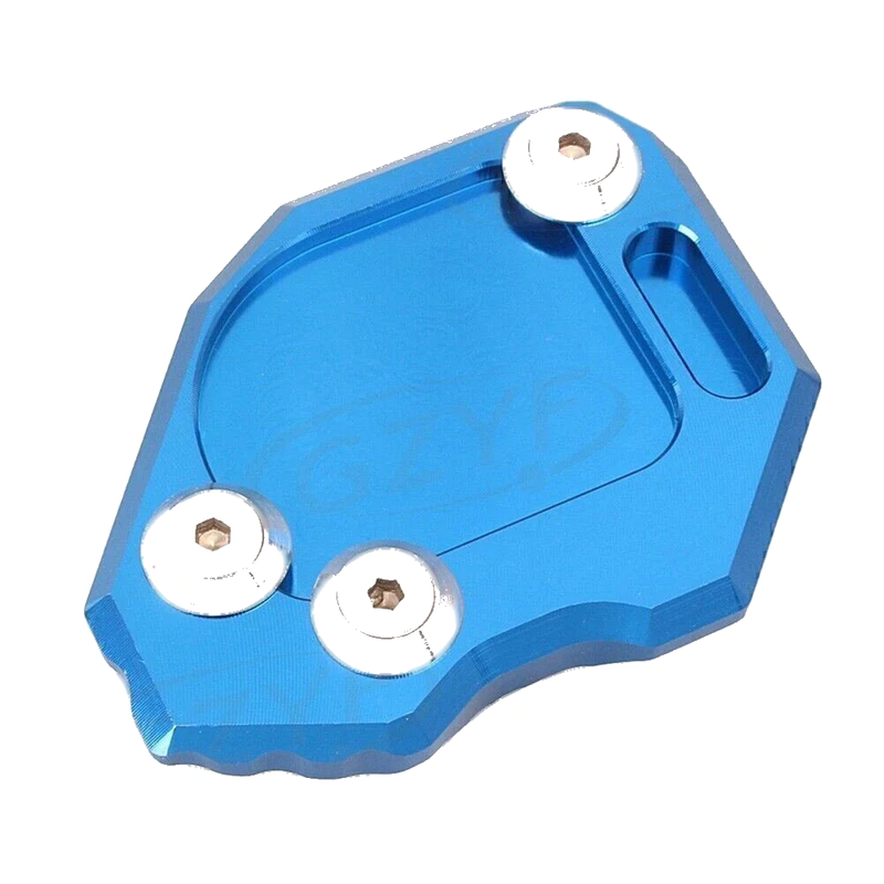 BMW F800GS (2008-2014) Blue Kickstand Side Stand Enlarger Pad