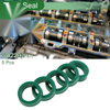Oil Seal Rotary Shaft Seal TPU 16x22x7mm High Pressure Green 5 Pcs