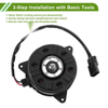Acura MDX Base V6 3.7L 1 Pc Radiator Fan Motor (2007-2013)